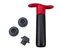 LE CREUSET Pompe à Vin en Plastique avec 3 Bouchons, WA 137, Cerise, 49200000608200