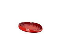 Le Creuset Repose-cuillère oval en céramique, Cerise, 71507150600099