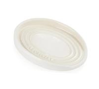 Le Creuset Repose-cuillère oval en céramique, Meringue, 71507157160099