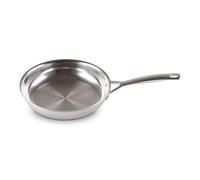 Le Creuset Sauteuse, Acier Inoxydable 3-Ply, Non Revêtue, 24 cm, 96200224001100, Silver