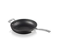 LE CREUSET Sauteuse en Aluminium Forgé, 26 cm, Anthracite/Argenté,51101260010202