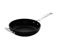 LE CREUSET Sauteuse en Aluminium Forgé avec Poignée d'Assistance, 30 cm, Anthracite/Argenté,51101300010202