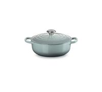LE CREUSET Sauteuse en Fonte SIGANTURE 24cm/3,4l Sea Salt gris clair