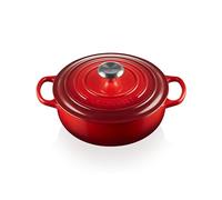 Le Creuset Sauteuse Signature en fonte émaillée – 3,5 l – Cerise