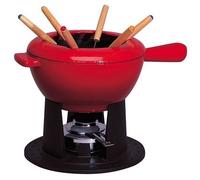 Le Creuset Set de fondue au fromage cerise/noir LxlxH 31.8x20.5x21.4cm