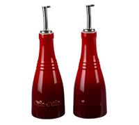 Le Creuset Service à Huile et Vinaigre, 240 ml, Céramique, Hauteur 18,5 cm, Cerise, 91001700060000