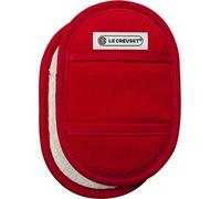 Le Creuset Set de 2 Maniques, Résistantes aux Taches, Cerise, 95002600060000