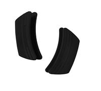 Le Creuset Set de 2 poignées, Silicone, Adaptables, Résistantes à la Chaleur Jusqu'à 250°C, Onyx, 93010300140000