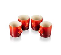 Le Creuset Set De 4 Tasses Mug London 350Cc Cerise 79113350600000