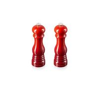 LE CREUSET Set de Moulins à Sel et Poivre, Mécanisme en Céramique, Cerise, 96002100060000