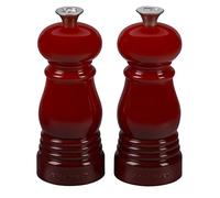 Le Creuset Set de Moulins à Sel et Poivre, Mécanisme en Céramique, Cerise, 96002500060000