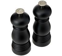 Le Creuset Set de Moulins à Sel et Poivre, Mécanisme en Céramique, Noir Mat, 44900110000000
