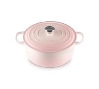 Le Creuset Signature 21177287774430 Cocotte en fonte avec couvercle Ø 28 cm Convient pour tous les types de plaques de cuisson et induction Volume : 6,7 l 6,125 kg Rose