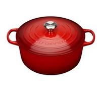 Le Creuset Signature - Casserole avec couverture - 28 cm - 6.7 L - rond - cerise Cerise G