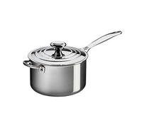 Le Creuset Signature Casserole en Acier Inoxydable avec Couvercle et Poignée, 3-Ply, Ø 20 cm, 3.8 L