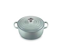 Le Creuset Signature Cocotte ronde en fonte émaillée avec couvercle 20 cm 2,4 l Sel de mer