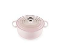 Cocotte ronde - Le Creuset - 20 cm - Fonte émaillée - Shell Pink
