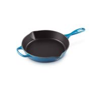 LE CREUSET Signature Poêle profonde en fonte émaillée avec poignée d'assistance et deux becs verseurs, pour tous les types de plaques de cuisson et fours, 26 cm, 2 litres, Marseille