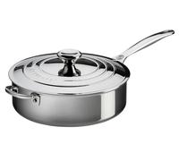 Le Creuset Signature Sauteuse en Acier Inoxydable avec Couvercle, Ø 24 cm, 3-Ply