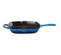LE CREUSET Skillet Carré en Fonte Émaillée 26x26 cm Azure Bleu G
