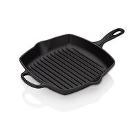 LE CREUSET Skillet carré en fonte émaillée 26 x 26 cm Noir Mat