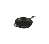 Le Creuset Poêle profonde Signature fonte émaillée 26 cm, becs verseurs, 2 L – Noir mat