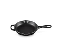 Le Creuset Skillet Signature en Fonte Émaillée, Rond, 20 cm, 1,51 kg, Noir Mat, 20182200000422