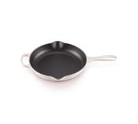 Le Creuset Skillet Signature en Fonte Émaillée, Rond, 23 cm, 1,93 kg, Shell Pink, 20182237770422