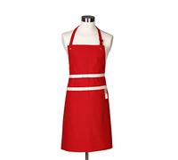 Le Creuset Tablier avec Poches, Boucle et Système de Tension des Sangles, 100% Coton, Taille unique, Cerise, 95000700600000