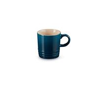 Le Creuset Tasse à Expresso en Céramique - bleu (Deep Teal) - 100 ml