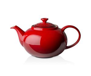 LE CREUSET, Théière Classique, Ronde, 1.3 Litre, Céramique, Cerise