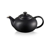 Le Creuset Théière Classique Ronde en Céramique, 1,3 Litres, Pour 3-4 Tasses, Noir Mat, 80702130000003