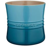 Le Creuset Ustensile en grès 2 1/2 litre Crock Grand pot à ustensiles 2.75 Quart Bleu Caraïbe