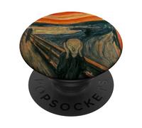 Le cri (Cry) of Munch Expressionnism Art PopSockets PopGrip Adhésif