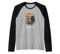 Le cri Grunge de Edvard Munch Manche Raglan