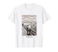 Le Cri Munch Peintures Arte Expressionnisme Skrik moderne T-Shirt