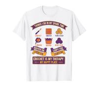 Le Crochet est ma thérapie, ce Que Je Fais Pendant Mon Temps Libre T-Shirt