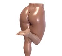 Le Crochet Mural Sculptural De Yoga Nu, Avec Un Design Sans Rayures, 7 X 19 X 7,6 Cm, Support Mural Pour Pose De Yoga, Cintre Pour Robe Humaine Abstraite, Force De Maintien Fiable, Pour Salle De Bain,