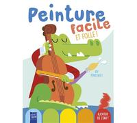 Le Crocodile - Peinture facile et folle ! - Collectif - Yoyo Books - broché - Document jeunesse