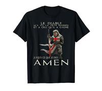 Le croisé - Chevalier Templier - Le diable m'a vu T-Shirt