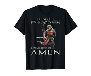 Le croisé - Chevalier Templier - Le diable m'a vu T-Shirt
