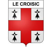 Le Croisic 44 ville sticker blason écusson autocollant adhésif - Taille : 8 cm