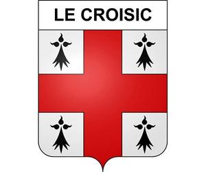 Le Croisic 44 ville sticker blason écusson autocollant adhésif - Taille : 8 cm
