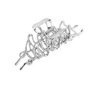 Le cube de cheveux ne semble pas belle plaque électrique pour attraper les cheveux clips argent