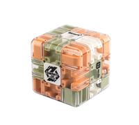 Le Cube Labyrinthe 3D - Qui transforme la logique en Plaisir Jeu de Réflexion Stimulant la Logique et la Concentration, Polyvalent pour Enfants et Adultes, en Plastique ABS Durable