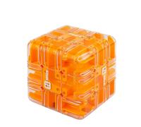 Le Cube Labyrinthe V3 - Un Cube, Mille chemins vers la réussite Cube Magique avec Balle de Rouleau, Jeu Éducatif pour Développer Logique et Compétences Spatiales, pour Enfants et Adultes