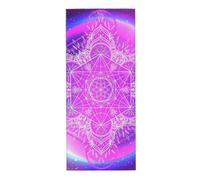 Le Cube Sacré De Metatron du Mandala Towel Towel Premium Serviette De Bain Séchage Rapide Drap De Bain pour Sport Natation Femme 80X130Cm