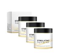 Le cuir chevelu stimulant et le baume de cheveux - Nourrishes Cappon et cheveux, mélange de beurre de karité et de beurre de mangue, crème de soins capillaires hydratants (3)