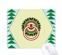 le cuivre circle modèle en chine tapis de souris green pine tree tapis en caoutchouc