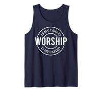 Le culte est Mon Dieu Cardio chrétien Hommes Femmes chrétiens Débardeur